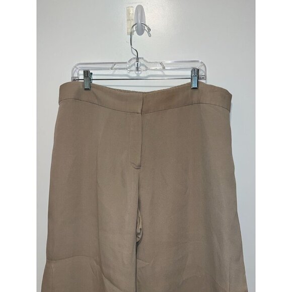 Eileen Fisher Beige Casual Relaxed Fit Lightweight Wide-Leg Pants Women's Size X - Picture 3 of 8